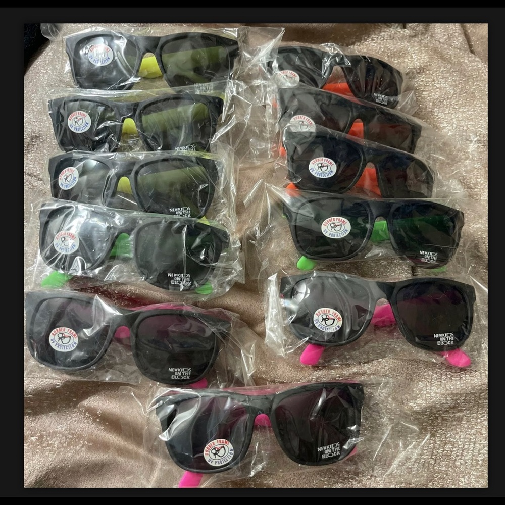 11 Vintage 90’s NEW KIDS ON THE BLOCK Sunglasses Brand New Original Packaging